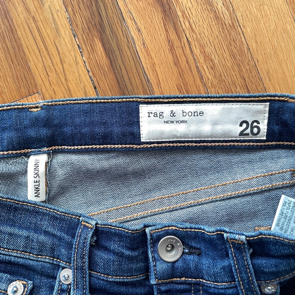 rag & bone Indigo ankle skinny Jeans - Picture 4 of 4